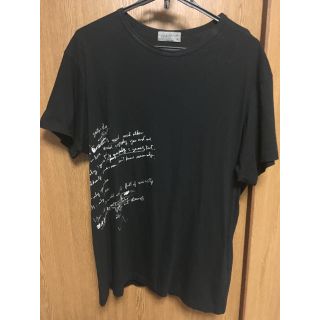 ヨウジヤマモト(Yohji Yamamoto)のYohji Yamamoto 19ss リリックカットソー(Tシャツ/カットソー(半袖/袖なし))