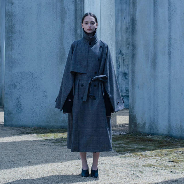 【stein】 19AW LAY OVERSIZED OVERLAP COAT