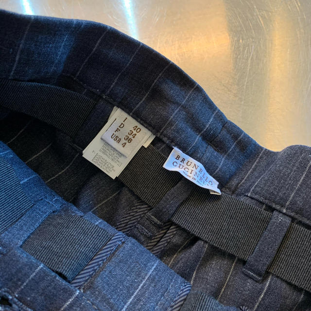 ウエストの BRUNELLO CUCINELLI - ブルネロクチネリ ウール リネン