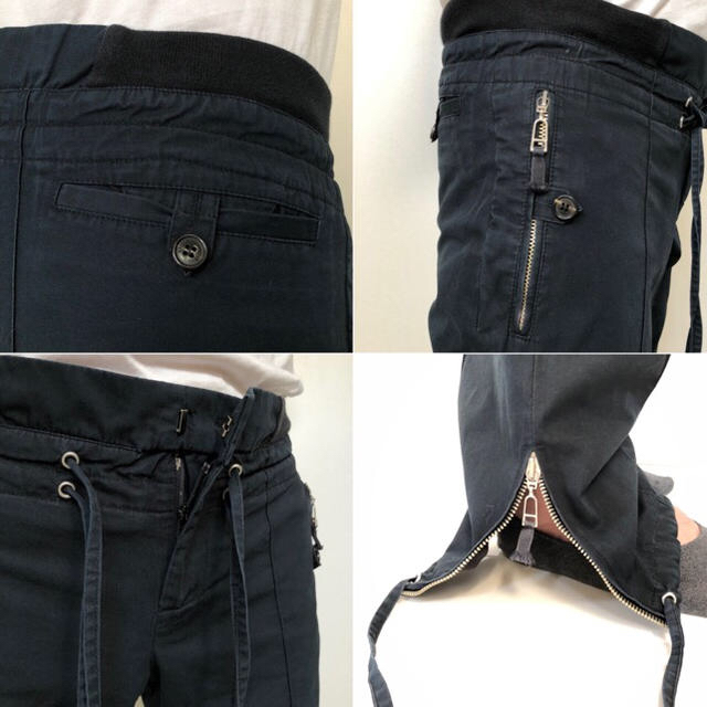 KRIS VAN ASSCHE(クリスヴァンアッシュ)のUSED 使用品 KRISVANASSCHE メンズ  2wayパンツ黒48/M メンズのパンツ(ワークパンツ/カーゴパンツ)の商品写真