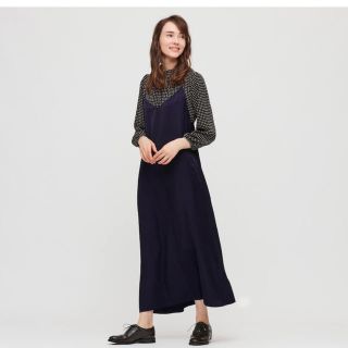 ユニクロ(UNIQLO)のUNIQLO ユニクロ　キャミソール  ワンピース　L(ロングワンピース/マキシワンピース)