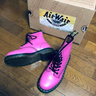 ドクターマーチン(Dr.Martens)の新品　ドクターマーチン　1460  8ホール　ピンク　UK4(ブーツ)