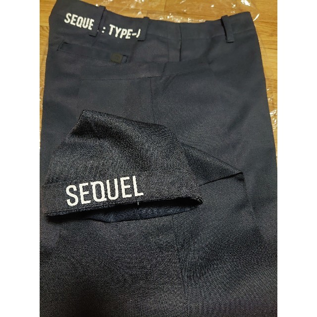 [新品未使用] SEQUEL T/C CHINO PANTS L チノパン 紺