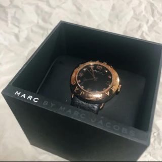 マークジェイコブス(MARC JACOBS)のMARC JACOBS 黒 腕時計(腕時計)