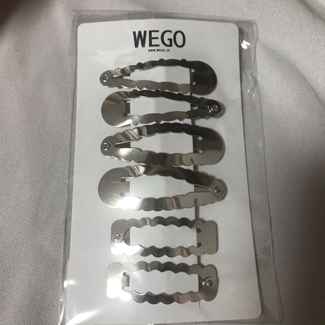 WEGO(ウィゴー)のメタルヘアピンセット　シルバー レディースのヘアアクセサリー(ヘアピン)の商品写真