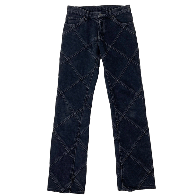 old patchwork tapered pantsAURALEE