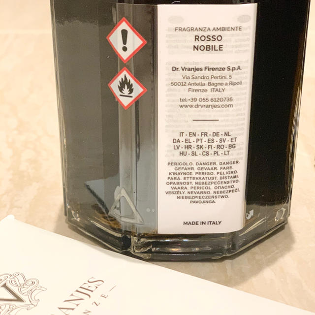 BARNEYS NEW YORK(バーニーズニューヨーク)のDr Vranjes｜ドットール ヴラニエス ロッソノービレ 500ml コスメ/美容のリラクゼーション(アロマディフューザー)の商品写真