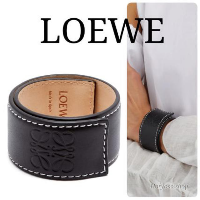 新品未使用　LOEWE バングル　黒