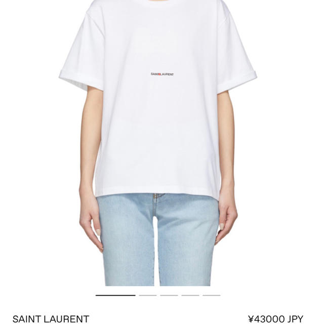 Saint Laurent(サンローラン)の⭐︎コロンちゃん様専用⭐︎サンローラン　Tシャツ　サイズ:S レディース　メンズ レディースのトップス(Tシャツ(半袖/袖なし))の商品写真