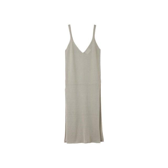 BEAUTY&YOUTH UNITED ARROWS(ビューティアンドユースユナイテッドアローズ)の●専用● TAN  -  LUSTER DRESS ワンピース SILVER レディースのワンピース(ロングワンピース/マキシワンピース)の商品写真