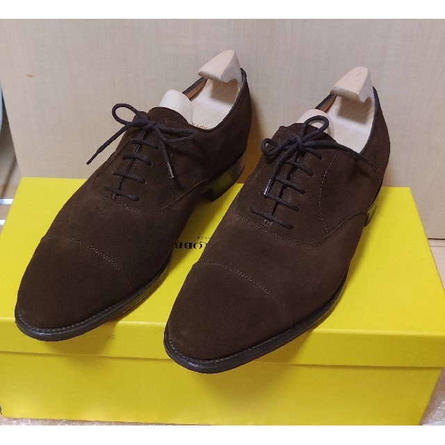 【美品】JOHN LOBB CityⅡ ブラウンスウェード7Eメンズ