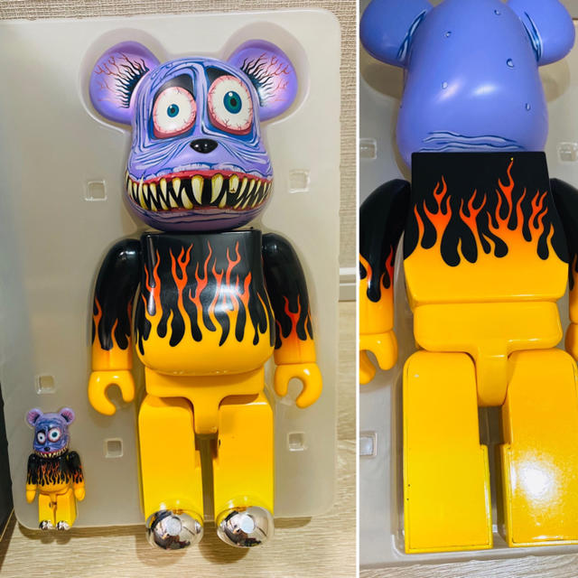 400% 100% ベアブリック BE@RBRICK MARK PARKER | bliss