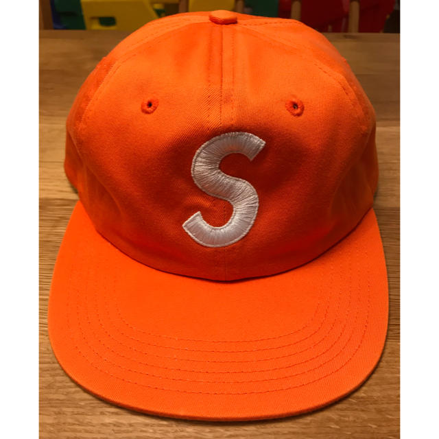 SUPREME Wool S Logo 6-Panel Cap  オレンジ