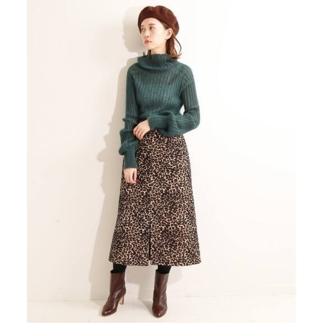 IENA(イエナ)ののんのん様専用❄️新品LA BOUCLE モールジャガードAラインスカート レディースのスカート(ひざ丈スカート)の商品写真