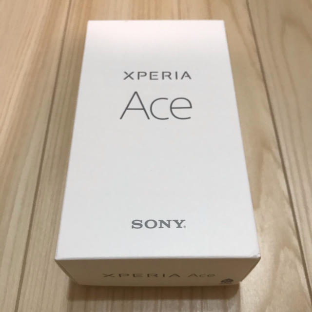 【SIMフリー】　XPERIA Ace ホワイト（新品・未使用）