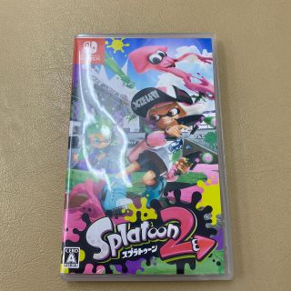 ニンテンドースイッチ(Nintendo Switch)のスプラトゥーン2 Switch ソフト＋ケース　美品　送料込み(家庭用ゲームソフト)