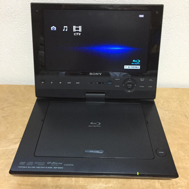 SONY BDP-SX910  ポータブルブルーレイプレーヤー  動作品