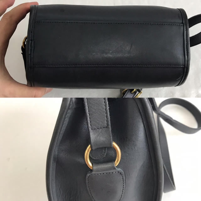 14600円 オールドコーチ ショルダーバッグ COACH レザー 黒 inno.obec.go.th