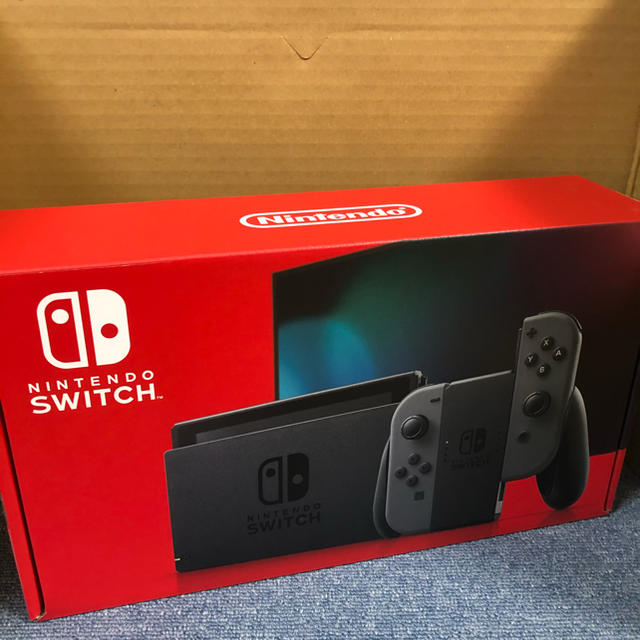 Nintendo Switch(ニンテンドースイッチ)の新品　Nintendo Switch Joy-Con(L)/(R) グレー エンタメ/ホビーのゲームソフト/ゲーム機本体(家庭用ゲーム機本体)の商品写真