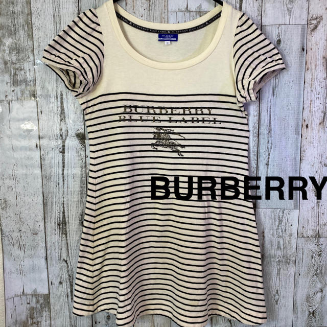 BURBERRY BLUE LABEL - バーバリー ブルーレーベル ボーダーワンピース ...