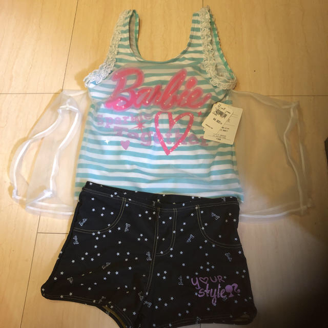 Barbie(バービー)のBarbie水着　値下げ！ キッズ/ベビー/マタニティのキッズ服女の子用(90cm~)(水着)の商品写真