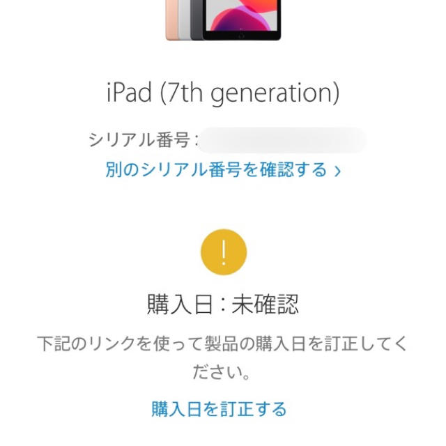 iPad 7世代32GB MW762J/A