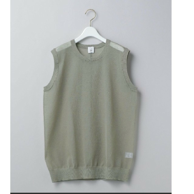 BEAUTY&YOUTH UNITED ARROWS(ビューティアンドユースユナイテッドアローズ)の6(ROKU) SUKE LOCK NO SLEEVE PULLOVER/ニッ レディースのトップス(カットソー(半袖/袖なし))の商品写真