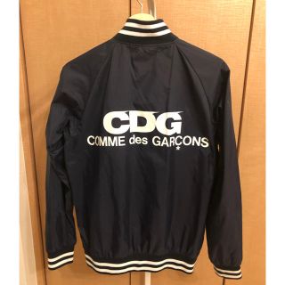 コムデギャルソン(COMME des GARCONS)の【お値下げしました！美品】コムデギャルソン CDG スタジャンネイビー(ナイロンジャケット)