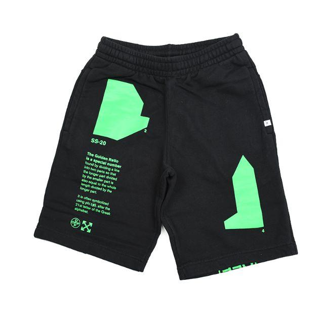 OFF-WHITE オフホワイト ARCH SHAPES ハーフパンツS