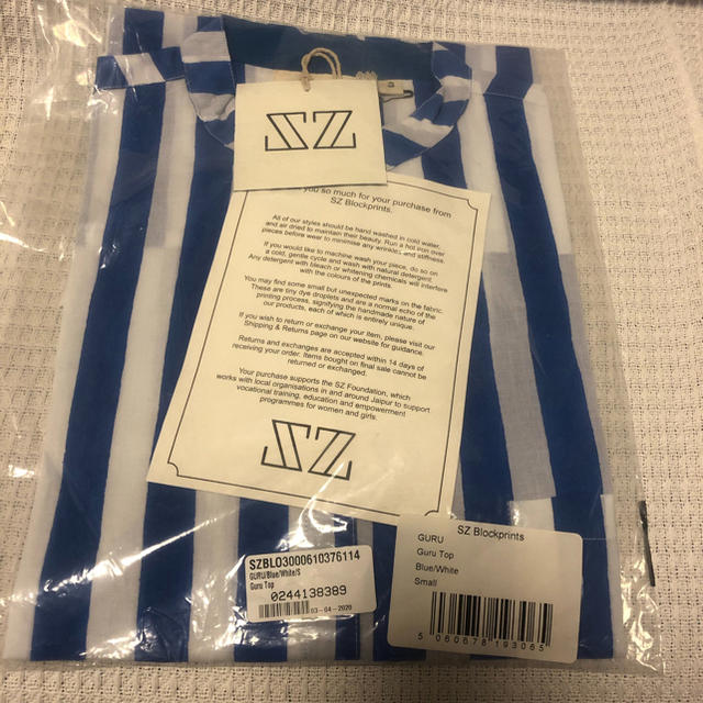Ron Herman(ロンハーマン)の新品未使用　ロンハーマン　SZ Blockprint stripe shirt レディースのトップス(シャツ/ブラウス(長袖/七分))の商品写真