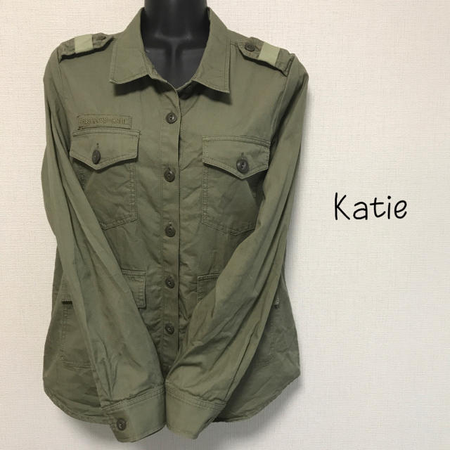 Katie(ケイティー)のミリタリー❤︎Katie ザラ　スナイデル　ミルク　ローズバッド レディースのジャケット/アウター(ミリタリージャケット)の商品写真