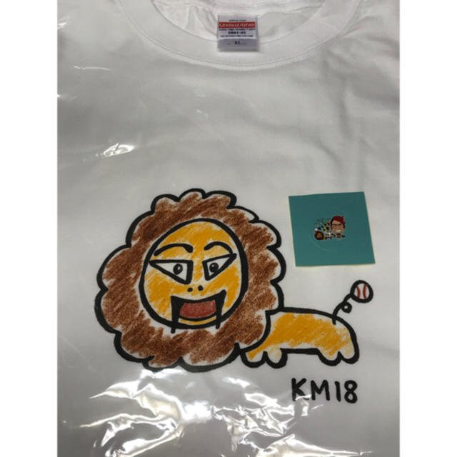 前田健太　第一弾　ライオンTシャツ　マエケン　Tシャツ　サイズXL 1