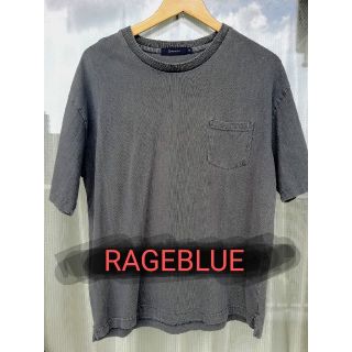 レイジブルー(RAGEBLUE)の【RAGEBLUE】黒グレー Tシャツ 半袖(Tシャツ/カットソー(半袖/袖なし))