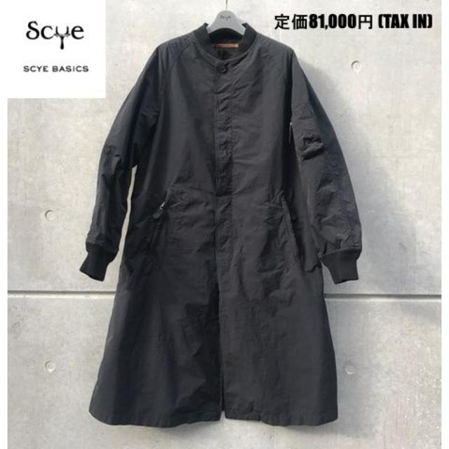 Scye(サイ)の定価81,000円★SCYE BASICS ナイロンタフタ ボマーコート メンズのジャケット/アウター(フライトジャケット)の商品写真