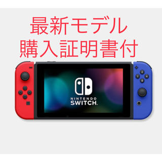 Nintendo Switch - 任天堂 Switch 新型 レッド ブルー 本体 の通販 by ...