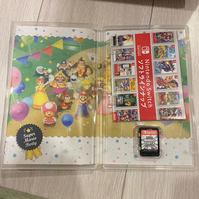 Nintendo Switch(ニンテンドースイッチ)の中古　スーパー マリオパーティ Switch エンタメ/ホビーのゲームソフト/ゲーム機本体(家庭用ゲームソフト)の商品写真