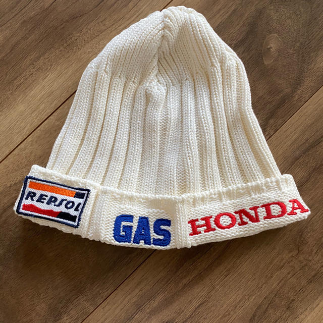 GAS(ガス)のGAS  HONDA コラボ　ニット帽　新品 メンズの帽子(ニット帽/ビーニー)の商品写真