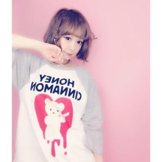 ハニーシナモン(Honey Cinnamon)のハニーシナモン♡Tシャツワンピ(ミニワンピース)