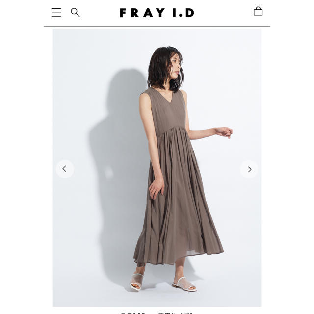 FRAY I.D - frayi.d コットンボイルワンピースの通販 by ❤︎ 売り切り ...