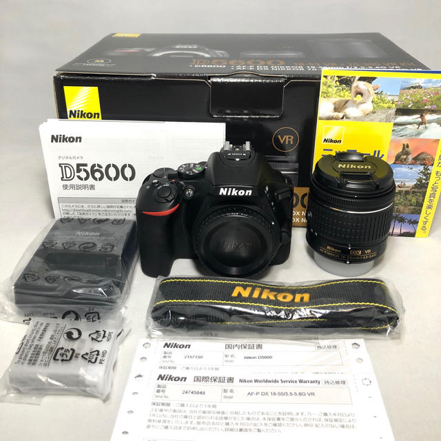 Nikon D5600 AF-P 18-55 VR KIT メーカー保証付き