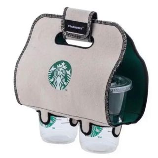 スターバックスコーヒー(Starbucks Coffee)のスターバックス スタバ トートバッグ エコバッグ ドリンクホルダー 台湾 海外 (エコバッグ)