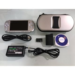 プレイステーションポータブル(PlayStation Portable)のPSP-3000  ミスティックシルバー(携帯用ゲーム機本体)