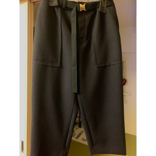 サカイ(sacai)のsacai 19AW MELTON PANTS(スラックス)