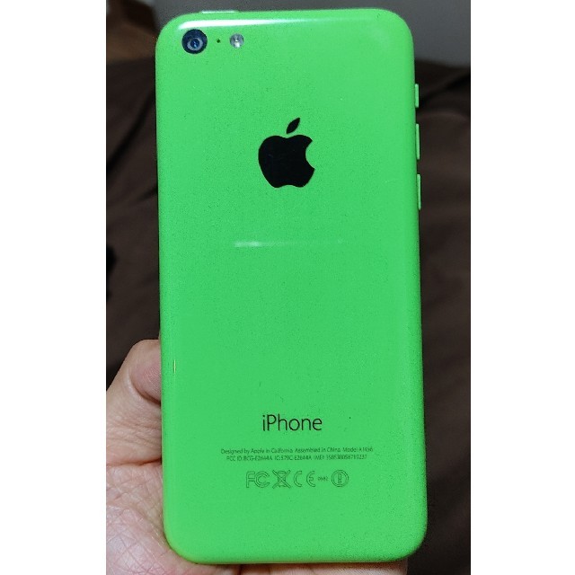 iPhone(アイフォーン)のiphone5c 32gb グリーン docomo　 スマホ/家電/カメラのスマートフォン/携帯電話(スマートフォン本体)の商品写真