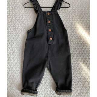 ザラキッズ(ZARA KIDS)のzara baby デニムカバーオール 9-12M 80(カバーオール)