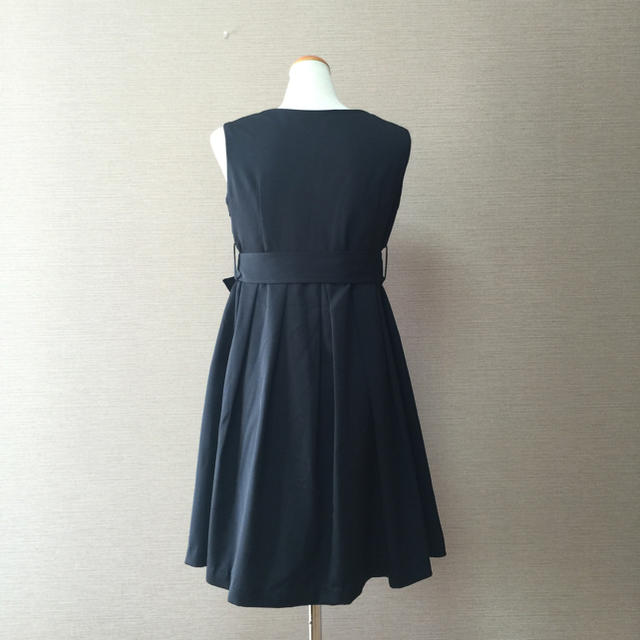 R・F(アールエフ)のフォーマルOK 黒ワンピース レディースのフォーマル/ドレス(ミニドレス)の商品写真