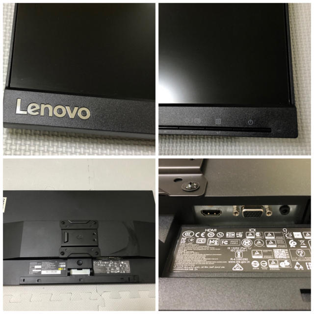 Lenovo(レノボ)の【中古】23.8インチ　FHD 液晶ディスプレイ スマホ/家電/カメラのPC/タブレット(ディスプレイ)の商品写真