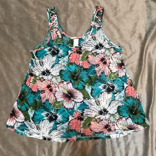 エイチアンドエム(H&M)の新品未使用♡ H&M 花柄ゆるふわタンクトップ(タンクトップ)