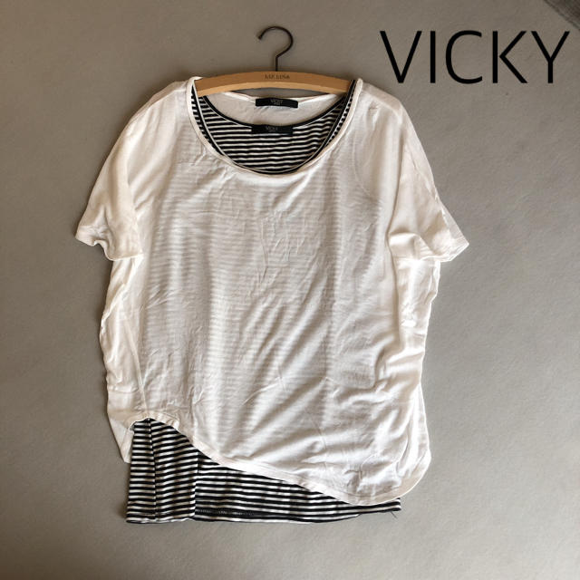 超美品！短時間のみ着用！VICKY カットソー