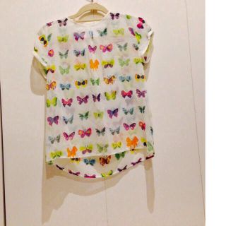 ザラ(ZARA)の残り一枚 zara トップス(Tシャツ(半袖/袖なし))